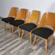 Dining Chairs by Radomir Hoffman for Ton, 1950s, Set of 4