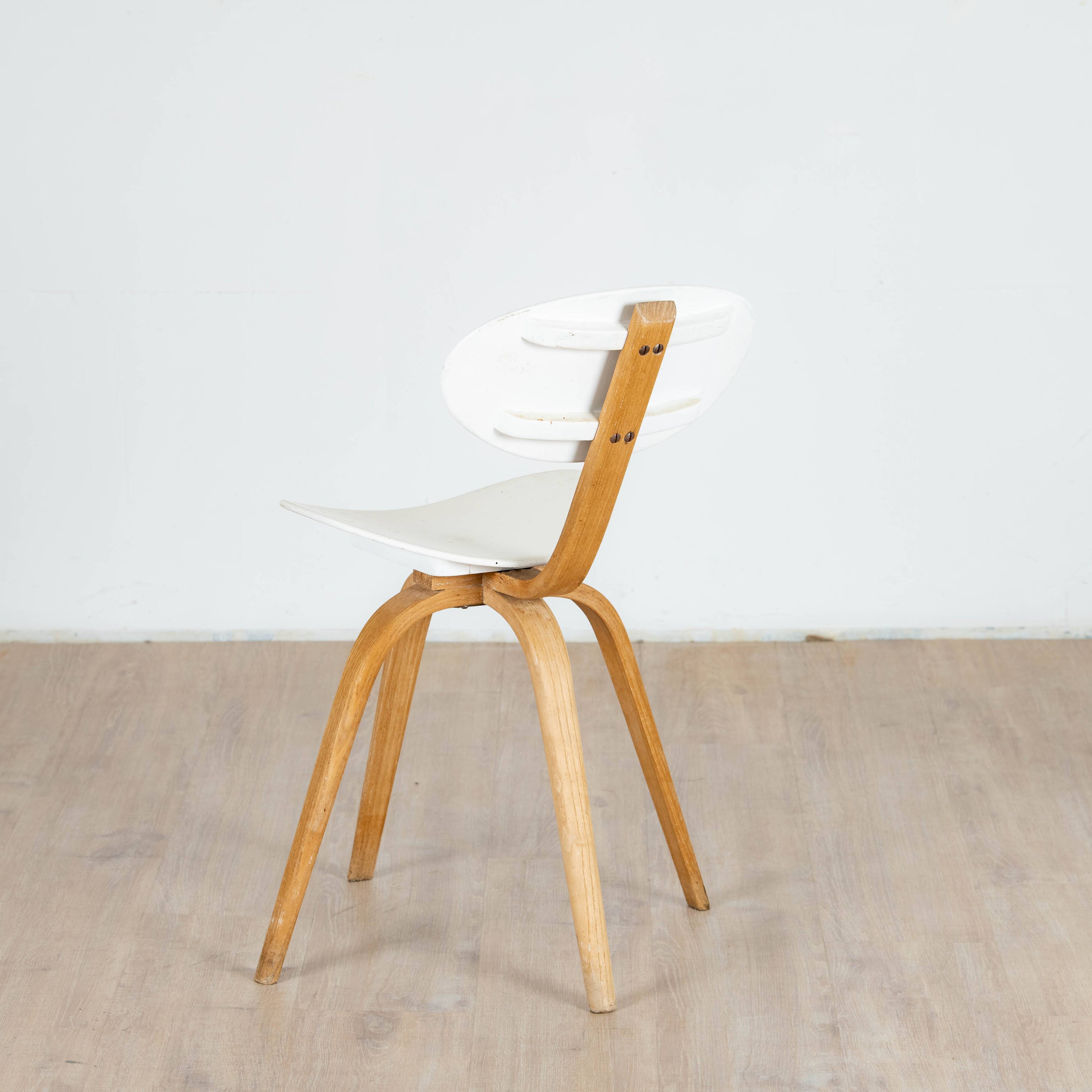 Bow Wood Chairs No. 3, Wilhelm Von Bode, Steiner Edition, Circa 1950
