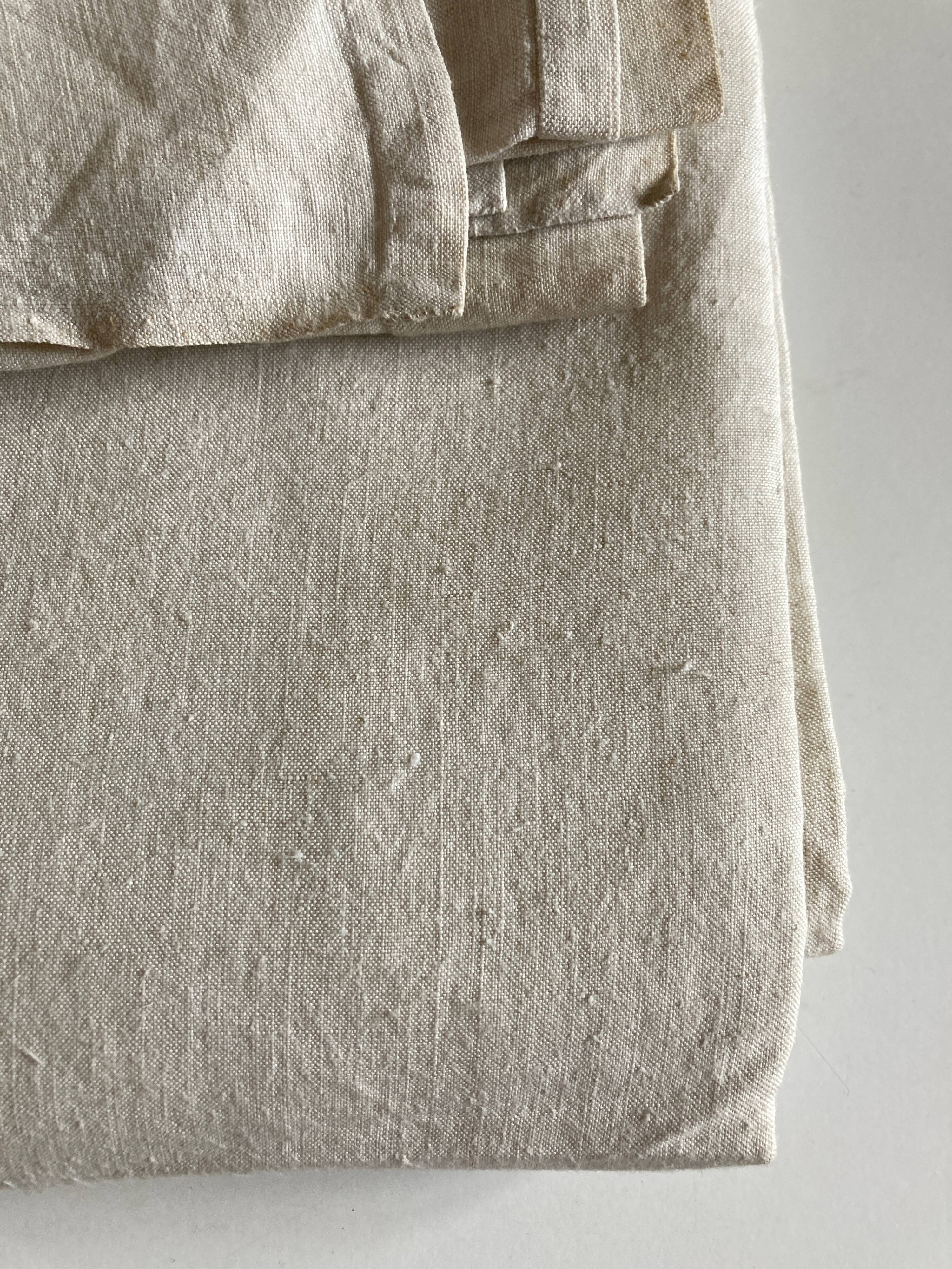 Country sheet 19th in fine linen canvas not sold reserve linen