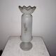 Vase verre opaline émaillé