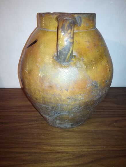 Old pottery, vase or pitcher