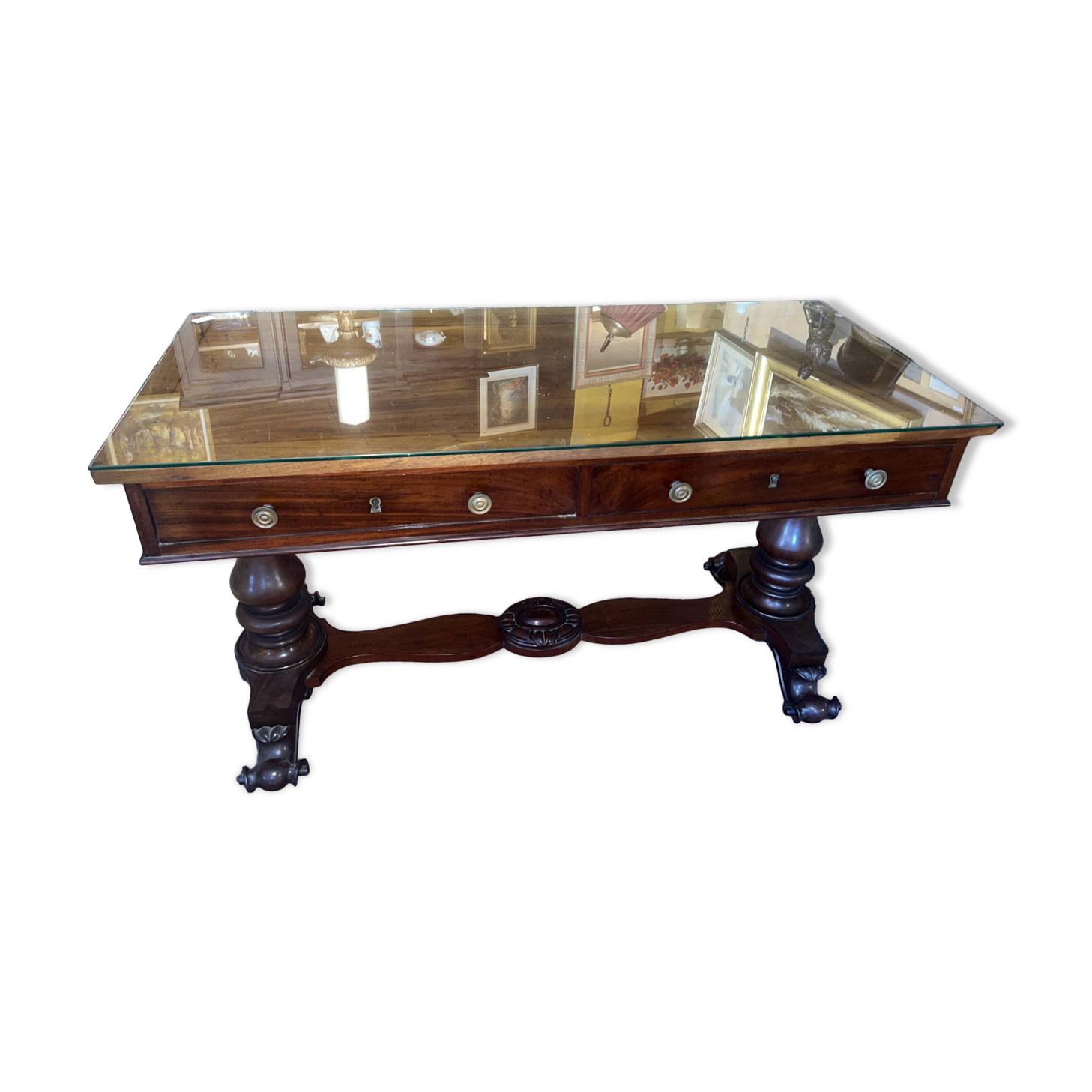 Victorian mahogany desk