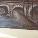 View of the Pont Neuf Paris Framed under gilded wood glass
