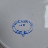 Vintage blue dinner plates