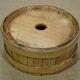 Old wooden cheese mold munster Vosges Alsace