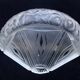 Pair of Art Deco pressed glass wall lights designed 1930