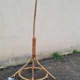 Vintage rattan floor lamp