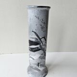 Ceramic roller vase, La Combe du Lac, Lamoura, 26cm