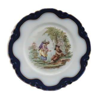 Assiette en porcelaine de Limoges Haviland