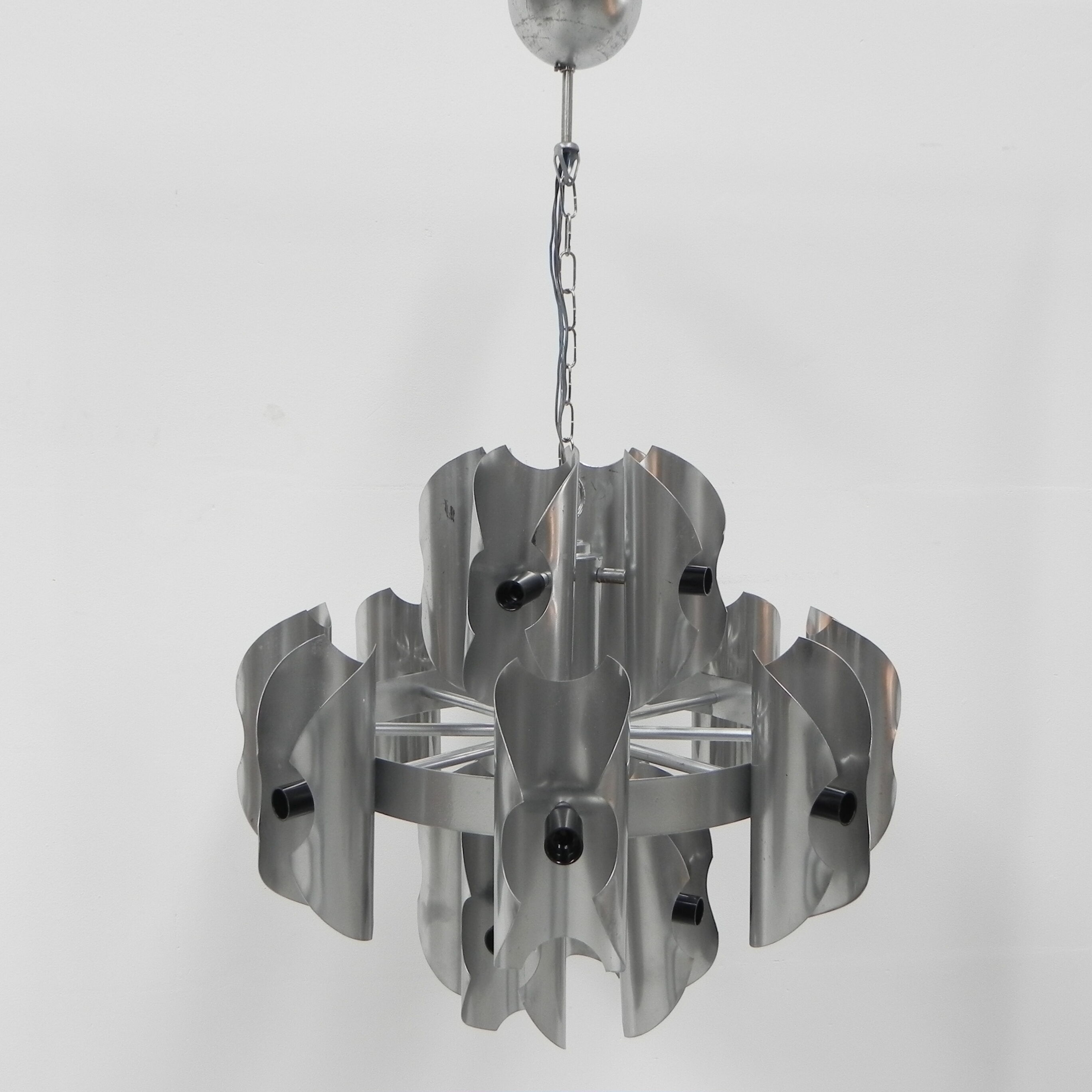 Vintage hanging lamp with 16 light points