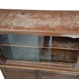 Vetrina Vintage Anni '40/'50 in Radica – Design Italiano Mid-Century