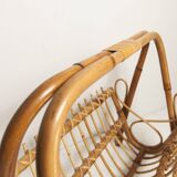 Bamboo magazine rack 1960