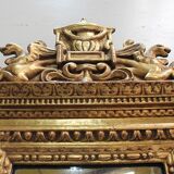 Miroir en bois Doré à Décors d’animaux Ailés – Fin XIXe