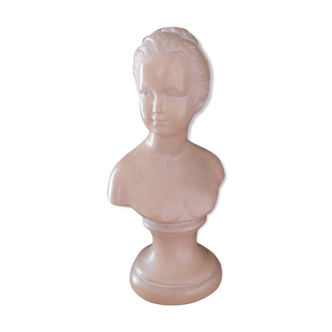 Terracotta-style plaster bust