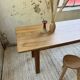 Walnut farmhouse table 2.10m from the 50s