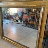 Wooden trumeau and gilded stucco - 175x105cm