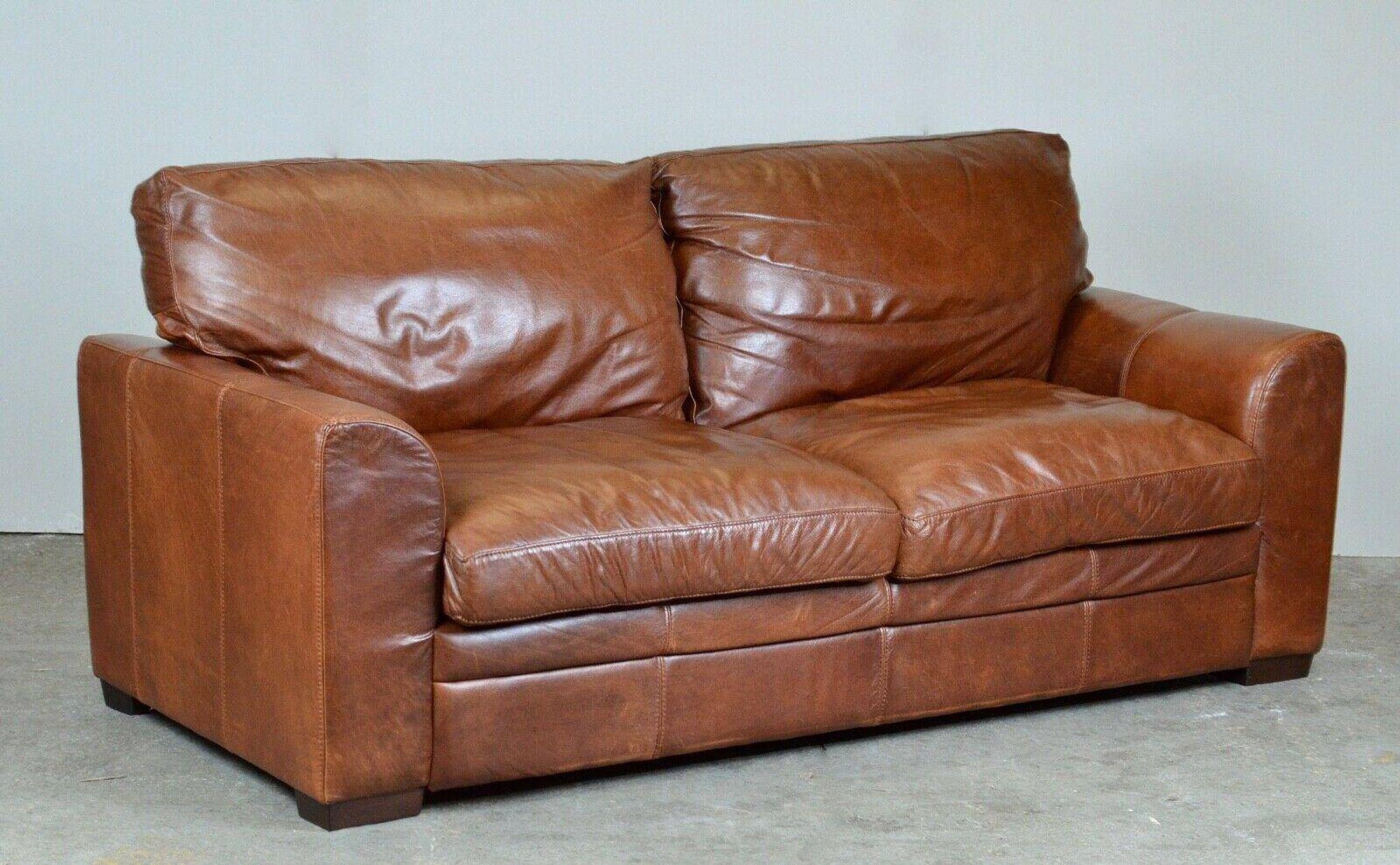 Viva de Luxe 3-seater leather sofa