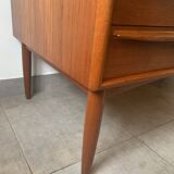 Danish Falster Teak Desk by Svend Madsen, 1960s