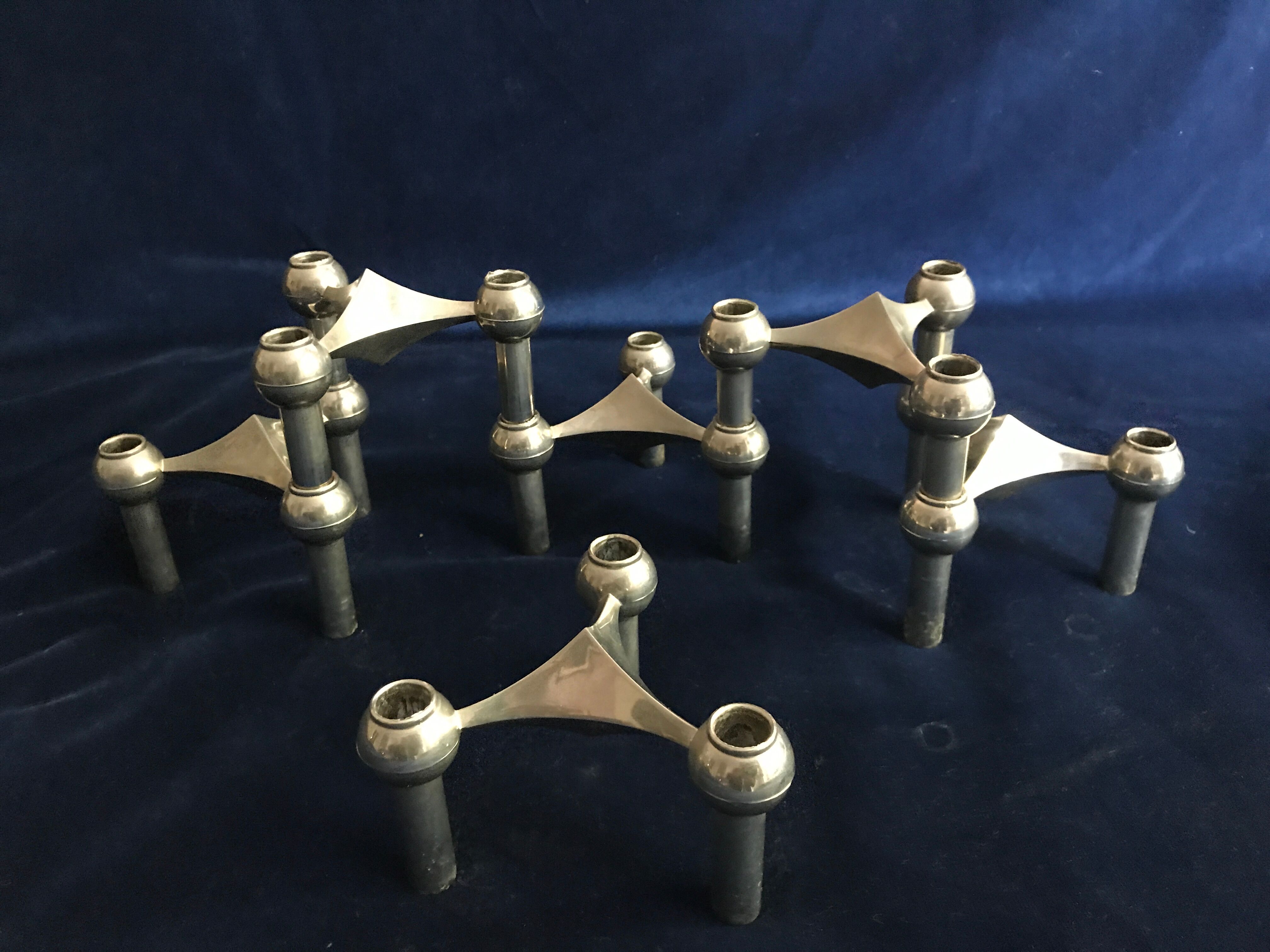 Modular candle holders by Nagel & Stoffi