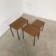 Tables gigogne teck moderniste années 50
