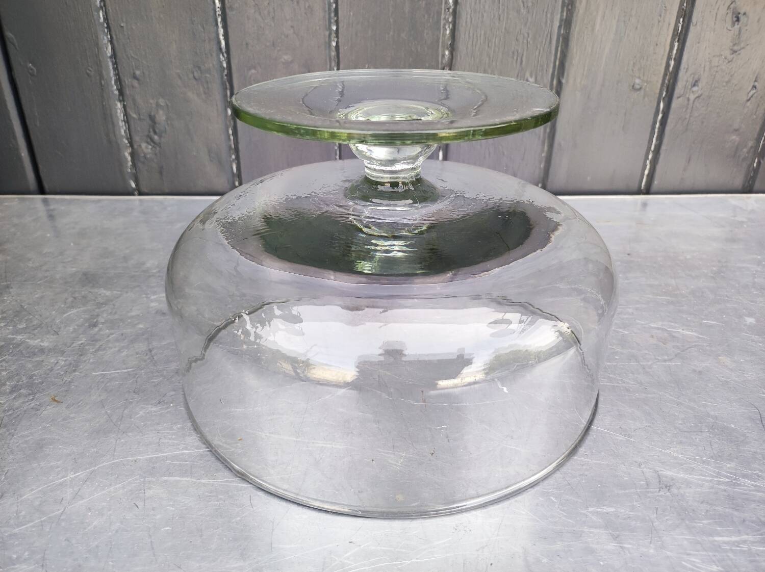 Bubble glass fruit bowl, 1970