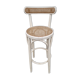 High rattan stool from 1970