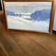 Oil painting on cardboard signed, dimensions: height - 48 cm - width - 68.5 cm -