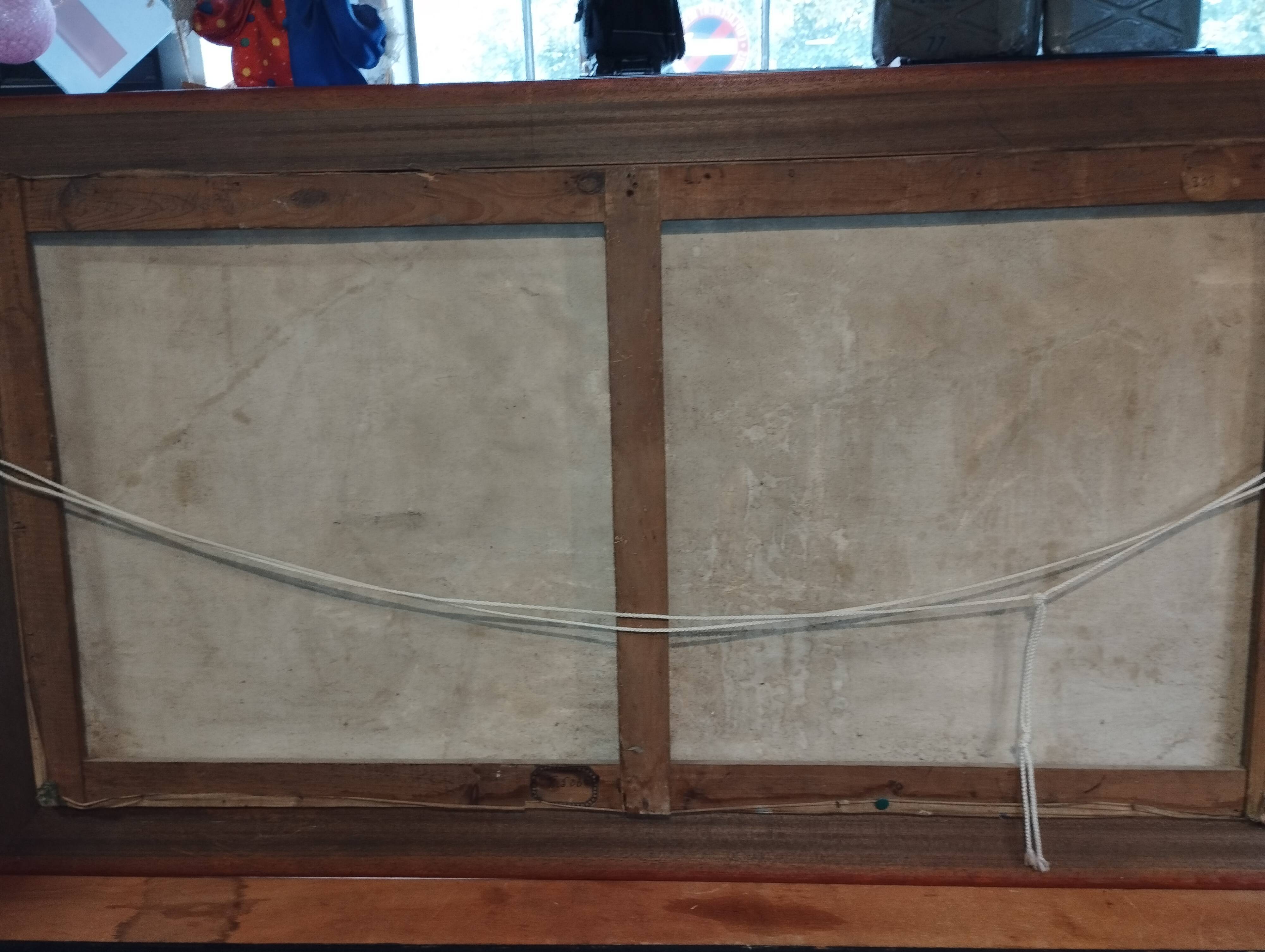 Les Martigues oil painting signed Andrée Couchet