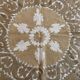 Vintage hand-embroidered tablecloth 129x138 cm