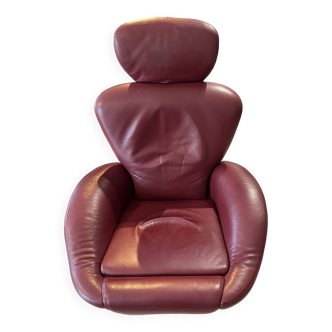 Dodo K10 red armchair by Cassina Italy Lounge armchair by Toshiyuki Kita