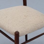 Set of 4 dining chairs by Lübke, 1960s