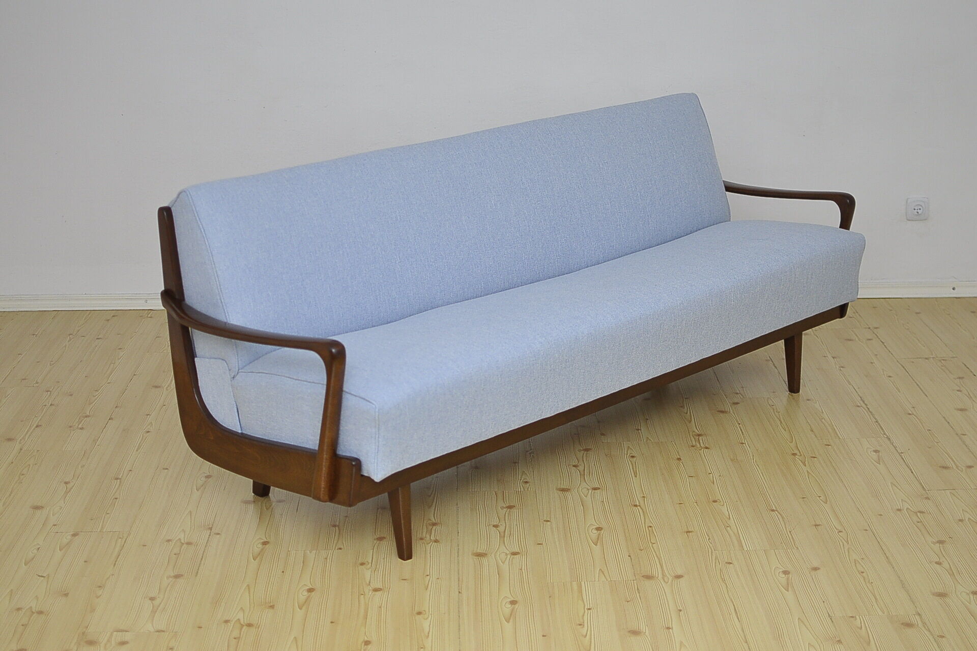 Scandinavian style folding sofa bed, 1960s