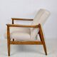 Beige Boucle armchair GFM-64 attributed to Edmund Homa, 1970s