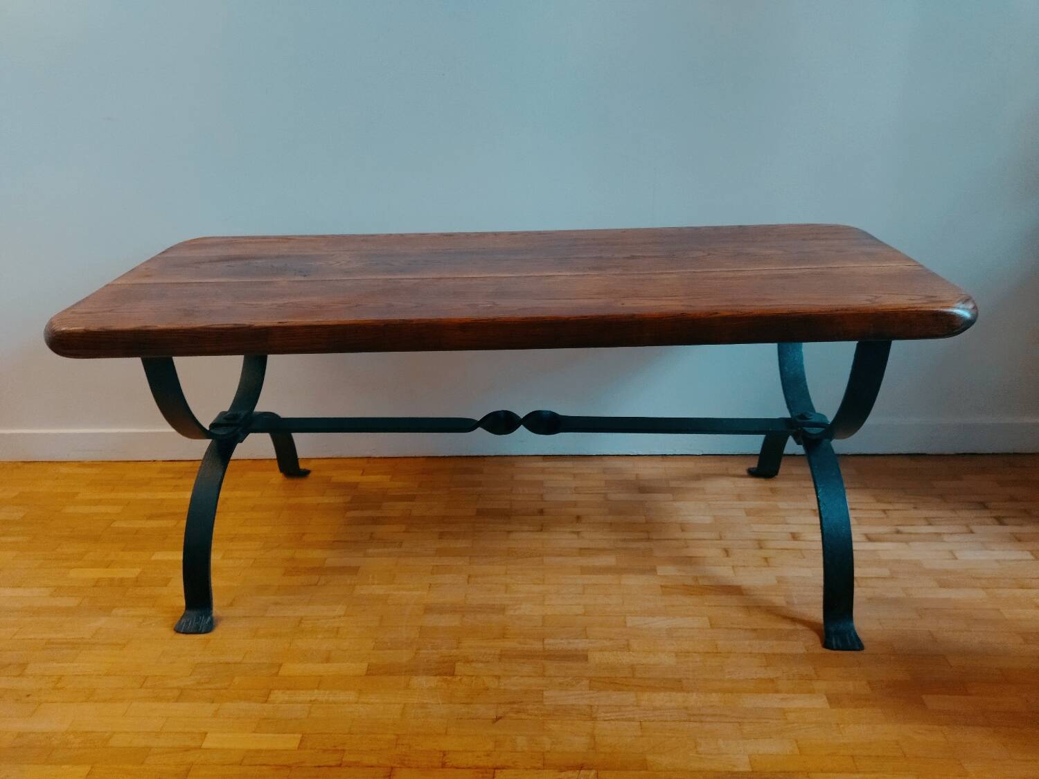 Vintage oak coffee table