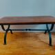 Table basse vintage en chêne