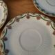 Lot 6 Limoges porcelain saucers