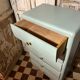 Chiffonnier vintage 1950-60 vert sauge