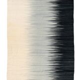 Scandinavian Style Minimalist Hand Woven Flat Weave Wool Rug