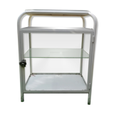 Small metal medical showcase