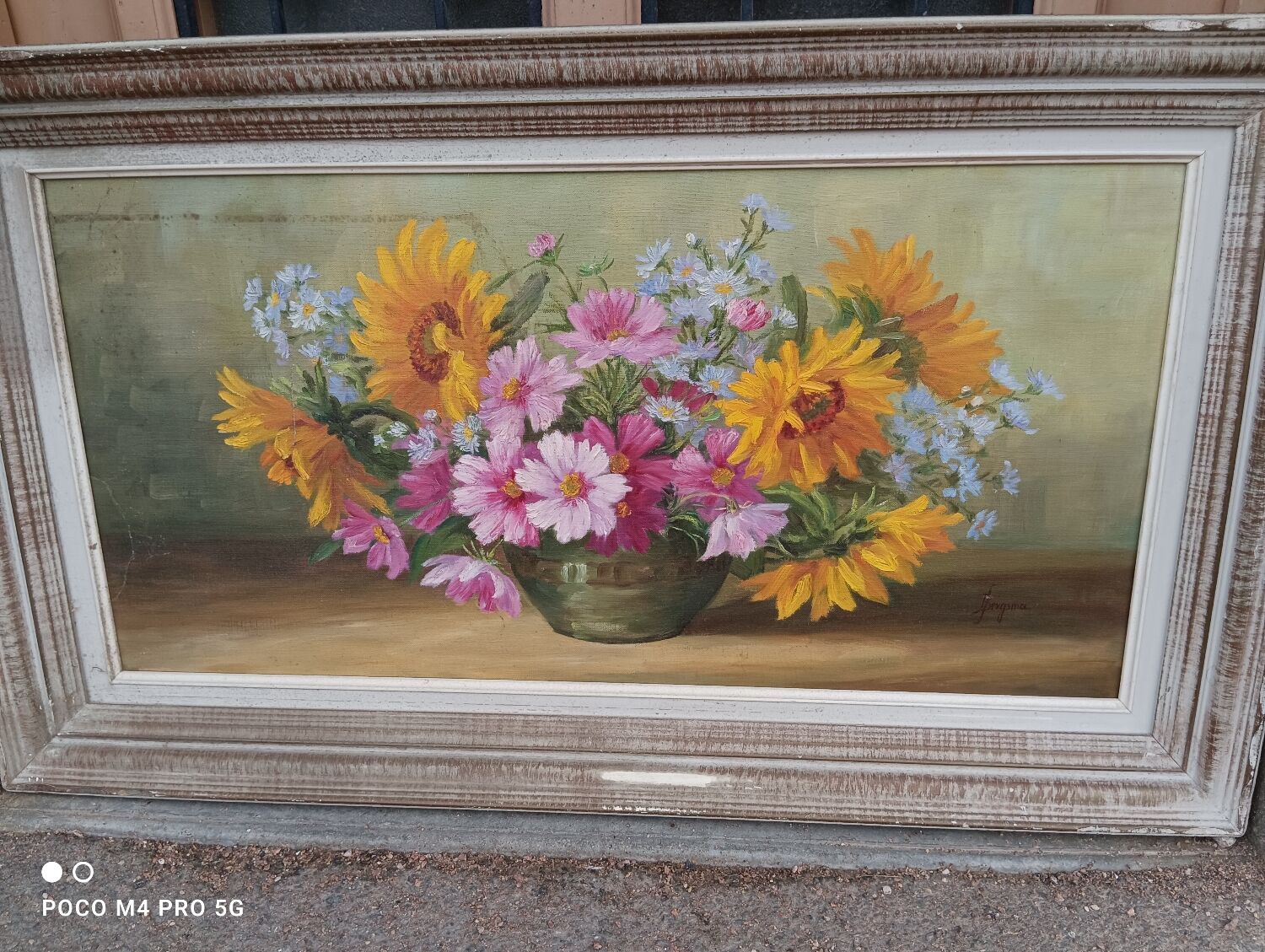 Painting by Jody Bergsma painting on canvas depicting flowers