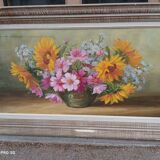 Painting by Jody Bergsma painting on canvas depicting flowers