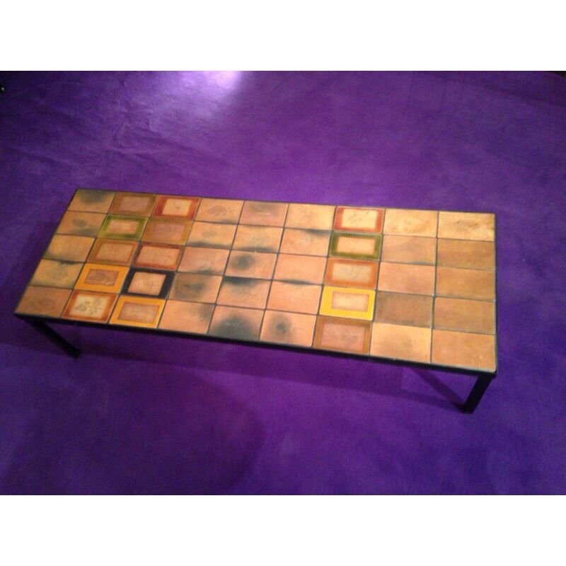 Table Basse, Roger Capron - années 60