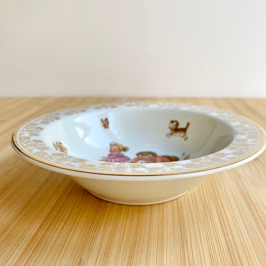 Baby plate Limoges Vintage