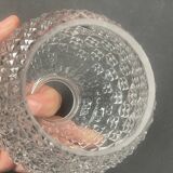 Set of 5 cut glass pendants circa 1960/70