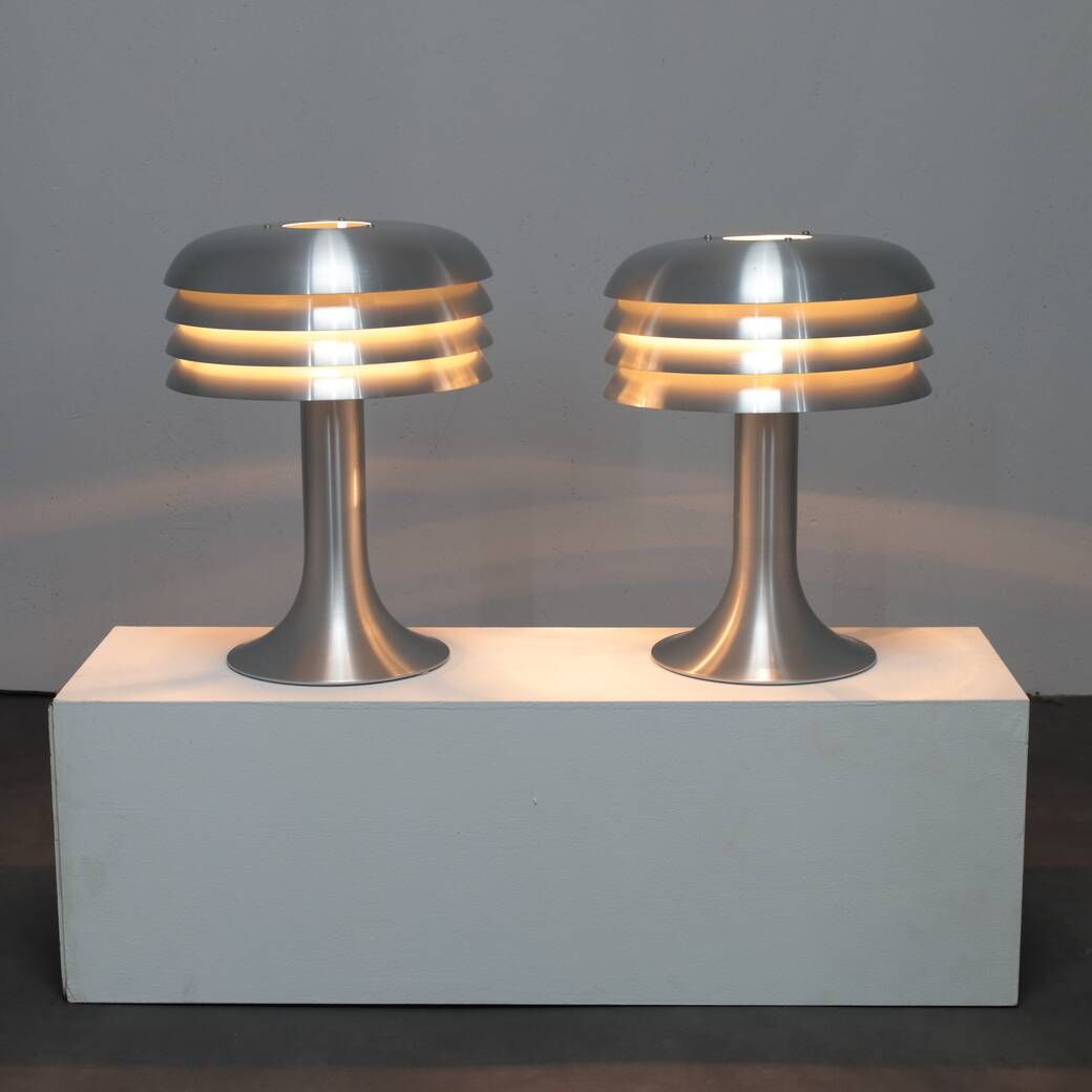 Pair of table lamps “BN 26” by Hans-Agne Jakobsson for AB Markaryd Sweden, 1960s