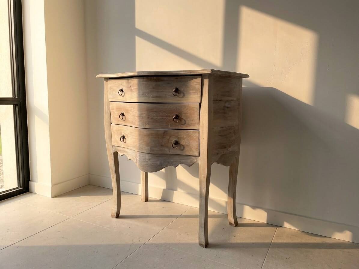 Authentic storage furniture in natural wood