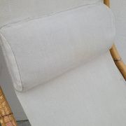 Vintage bamboo deck chair armchair 1950s Italy