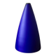 Modernist lamp from the 80s-90s cobalt blue Klein blue Vianne glass