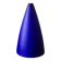 Modernist lamp from the 80s-90s cobalt blue Klein blue Vianne glass