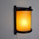 Rattan wall lamp France 1960